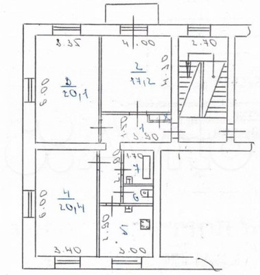 Продам трехкомнатную (3-комн.) квартиру, Сибирских Партизан ул, 30, Иркутск г