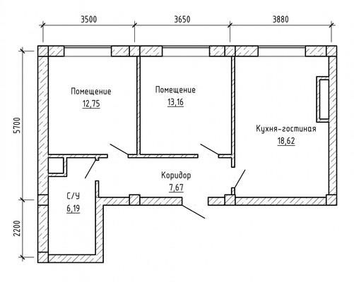 Продам двухкомнатную (2-комн.) квартиру, Байсултанова ул, 28, Нальчик г