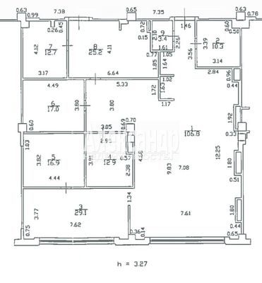 Сдам офисное помещение 247,3 м2, Новгородская ул, 23, Санкт-Петербург г