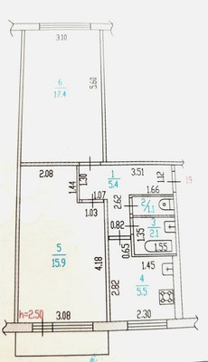 Продам двухкомнатную (2-комн.) квартиру, Островского ул, 48, Барнаул г