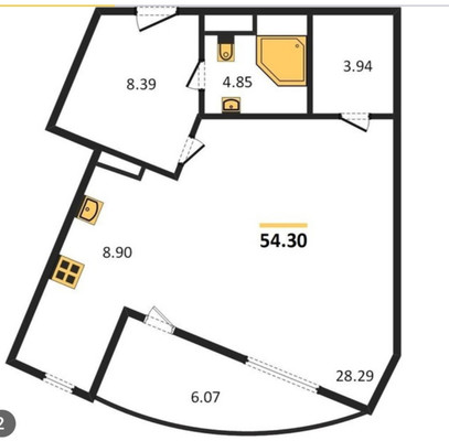 Продам однокомнатную (1-комн.) квартиру, Чистопольская ул, 88, Казань г