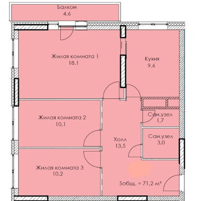 Продам трехкомнатную (3-комн.) квартиру, Измайловский проезд, 22к1, Москва г