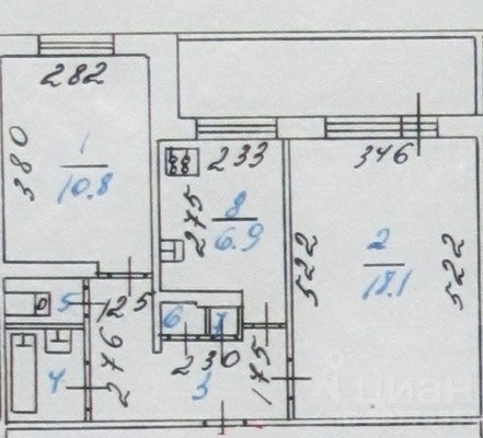 Продам долю в 2-комн. квартире, Московская ул, 209, Екатеринбург г