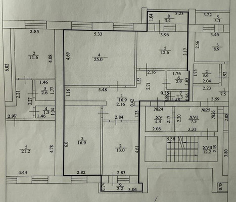 Продам трехкомнатную (3-комн.) квартиру, Центральная ул, 58/1, Алексеевка д