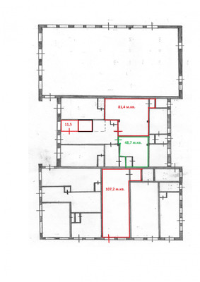 Сдам торговое помещение 81,4 м2, Большая Школьная ул, 31А, Большое Козино рп