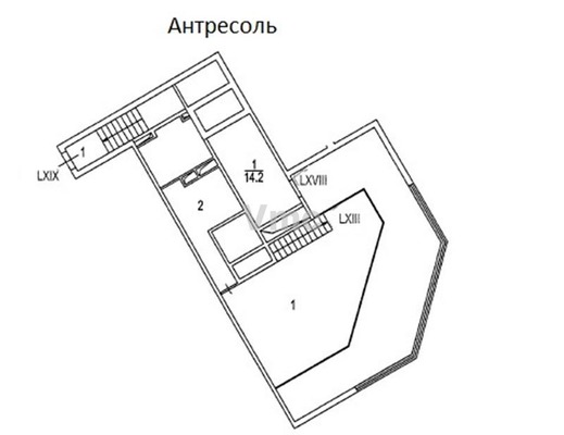 Сдам офисное помещение 90 м2, Архитектора Власова ул, 6 1, Москва г