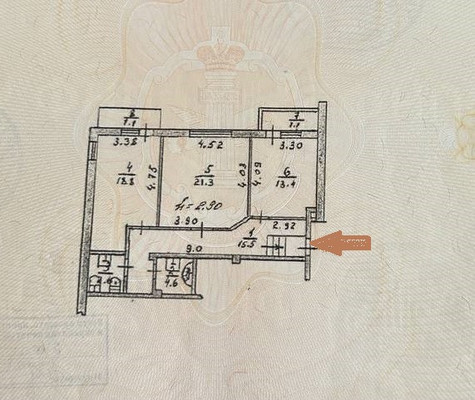 Продам двухкомнатную (2-комн.) квартиру, Ковыльная ул, 86, Симферополь г