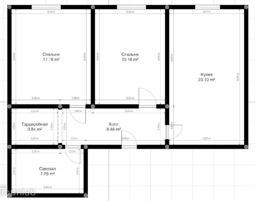 Продам двухкомнатную (2-комн.) квартиру, Тарчокова ул, 33, Нальчик г
