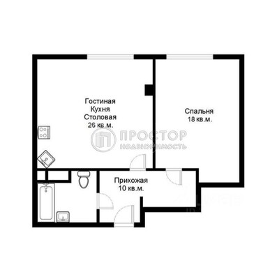 Продам двухкомнатную (2-комн.) квартиру, Большая Садовая ул, 5к1, Москва г