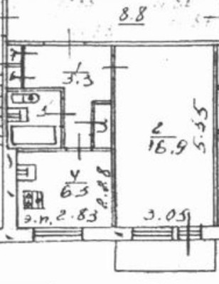 Продам однокомнатную (1-комн.) квартиру, Героев Рыбачьего ул, 27, Мурманск г