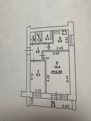 Продам двухкомнатную (2-комн.) квартиру, 2-я Краснодарская ул, 163/4, Ростов-на-Дону г