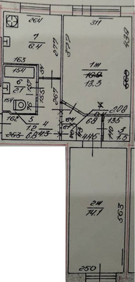 Продам двухкомнатную (2-комн.) квартиру, Фабричная ул, 9, Гурьевск г
