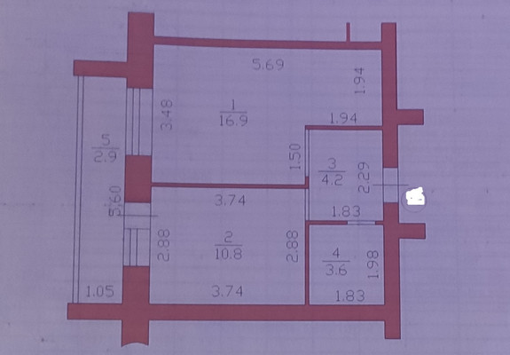 Продам однокомнатную (1-комн.) квартиру, Чапаева ул, 25, Казань г