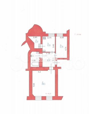 Продам двухкомнатную (2-комн.) квартиру, Ленина пр-кт, 8А, Выборг г