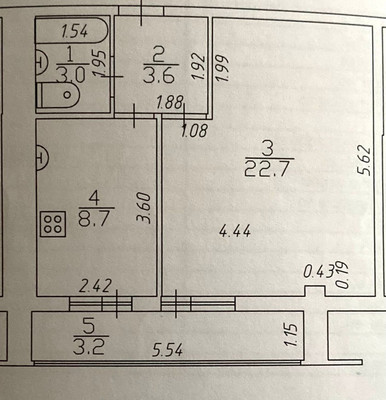 Продам однокомнатную (1-комн.) квартиру, Галимджана Баруди ул, 4, Казань г