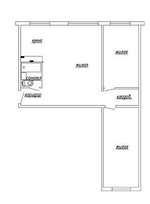 Продам трехкомнатную (3-комн.) квартиру, Розважа ул, 13, Великий Новгород г