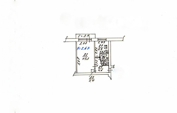 Продам однокомнатную (1-комн.) квартиру, Коммунистический пр-кт, 48/5, Ростов-на-Дону г