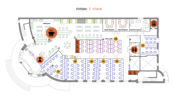 Сдам офисное помещение 18 м2, Добролюбова ул, 3, Екатеринбург г