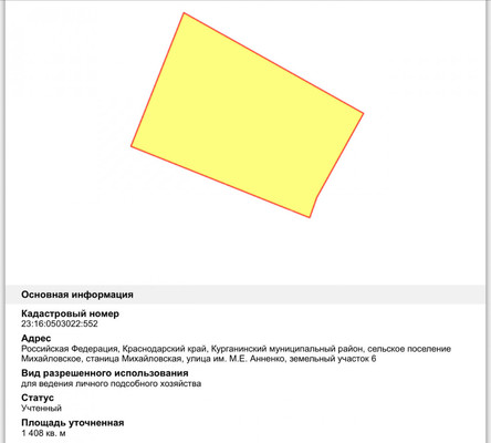 Продам участок 14 соток, ИЖС, Мира ул, Михайловская ст-ца, 0 км от города