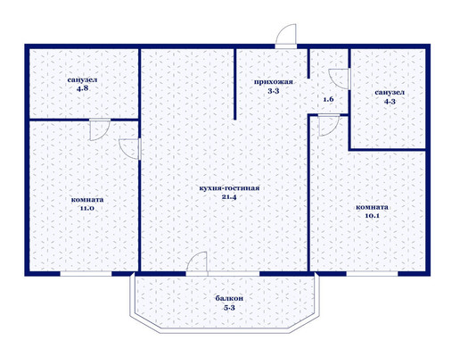 Продам трехкомнатную (3-комн.) квартиру, им. генерала Корнилова ул, 14к1, Краснодар г