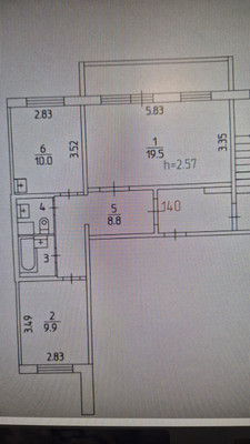 Продам двухкомнатную (2-комн.) квартиру, Танцорова ул, 25, Пермь г