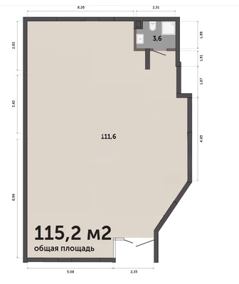 Сдам коммерческое помещение 115,2 м2, Фрунзе ул, 39, Екатеринбург г