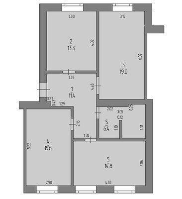 Продам трехкомнатную (3-комн.) квартиру, Кольцевая ул, 36, Уфа г