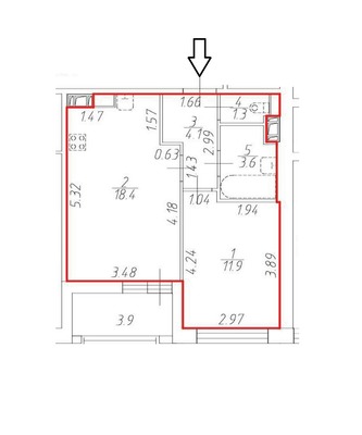 Продам однокомнатную (1-комн.) квартиру, Тосина ул, 6, Санкт-Петербург г