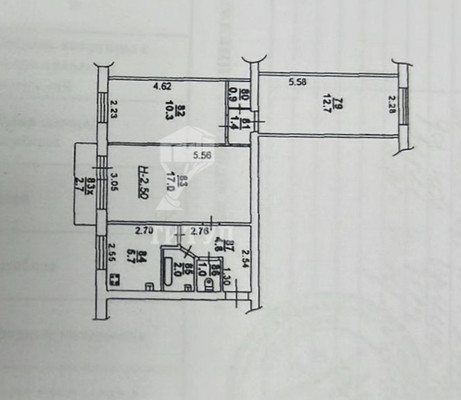 Продам двухкомнатную (2-комн.) квартиру, Листопадова ул, 3, Ростов-на-Дону г