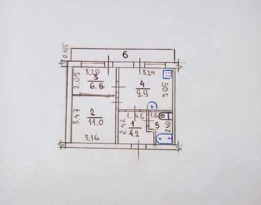 Продам двухкомнатную (2-комн.) квартиру, Стадионная ул, 19А, Мирное с