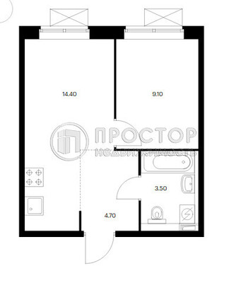 Продам однокомнатную (1-комн.) квартиру, Люблинская ул, 72к3, Москва г