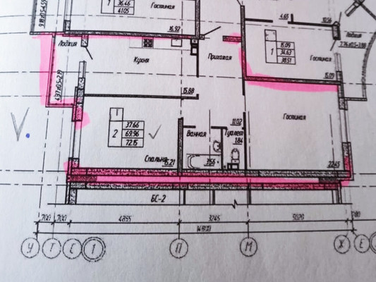 Продам трехкомнатную (3-комн.) квартиру, им. Григория Булгакова ул, 16, Краснодар г