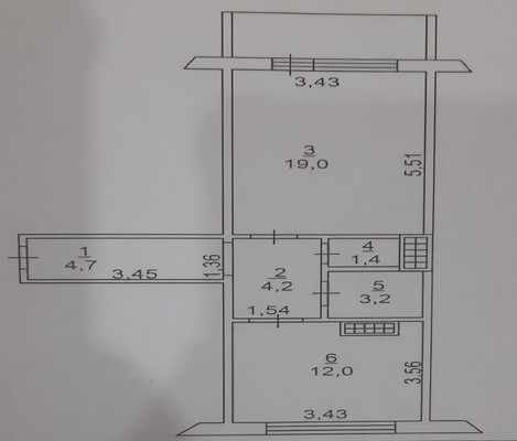 Продам однокомнатную (1-комн.) квартиру, Речная ул, 111, Батайск г