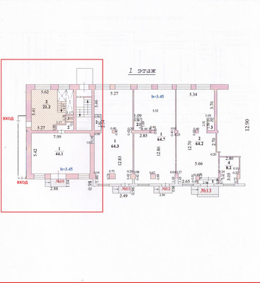 Продам коммерческое помещение 100 м2, Победы пр-кт, 49, Липецк г