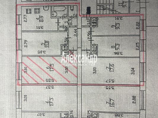 Продам комнату в 5-комн. квартире, Матроса Железняка ул, 3, Санкт-Петербург г