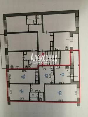 Продам трехкомнатную (3-комн.) квартиру, Петрозаводская ул, 31, Сясьстрой г