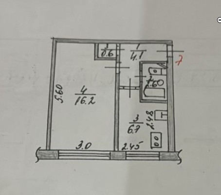 Продам однокомнатную (1-комн.) квартиру, Александровская ул, 45, Старая Русса г