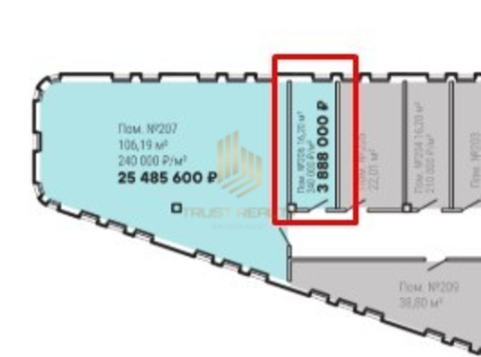 Продам коммерческое помещение 16,2 м2, Гранитная ул, , 51, Санкт-Петербург г