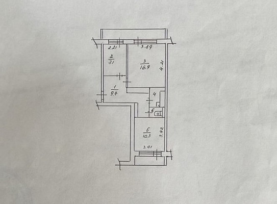 Продам двухкомнатную (2-комн.) квартиру, Горняков пр-кт, 6, Костомукша г