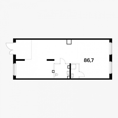 Сдам коммерческое помещение 86,7 м2, Анаса Тазетдинова ул, 7к5, Казань г
