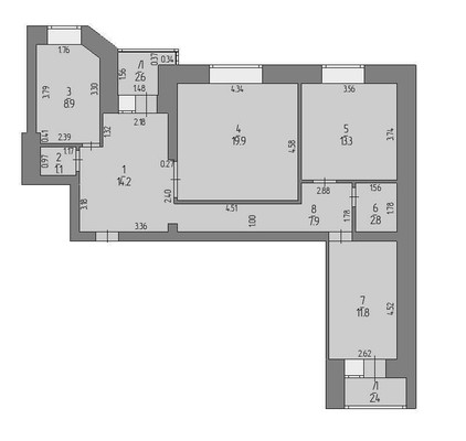 Продам трехкомнатную (3-комн.) квартиру, Маршала Жукова ул, 22, Уфа г