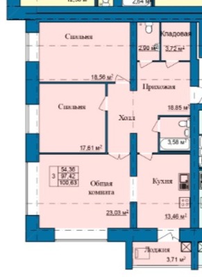 Продам трехкомнатную (3-комн.) квартиру, Строителей ул, 43, Йошкар-Ола г