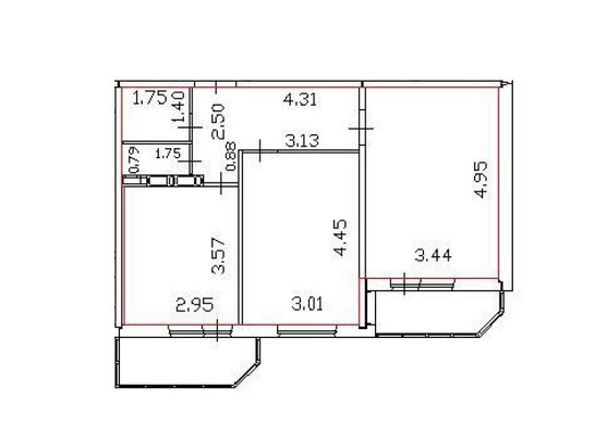 Сдам двухкомнатную (2-комн.) квартиру, им. Героя Советского Союза Якова Кобзаря ул, 17, Краснодар г