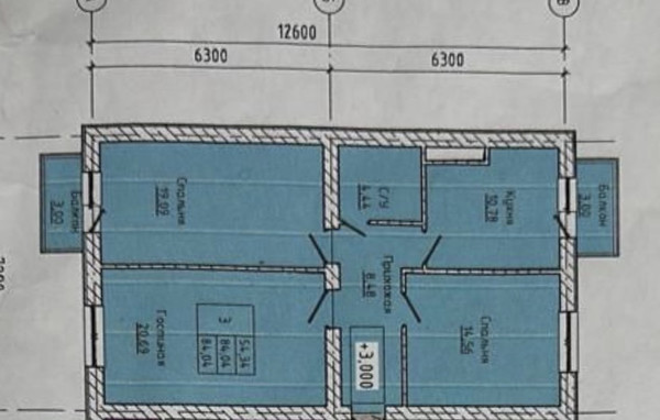 Продам трехкомнатную (3-комн.) квартиру, Головко ул, 200, Нальчик г