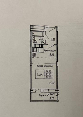 Продам однокомнатную (1-комн.) квартиру, Лорха ул, 15к2, Красково п