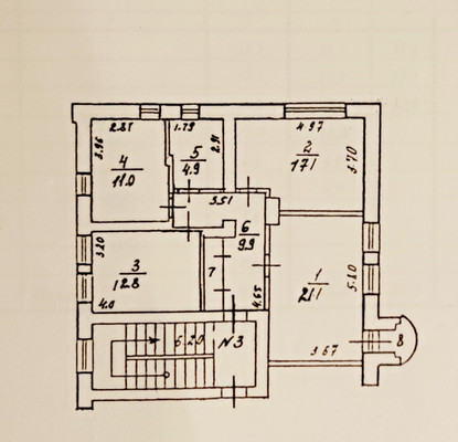 Продам трехкомнатную (3-комн.) квартиру, Жуковского ул, 5, Жуковский г