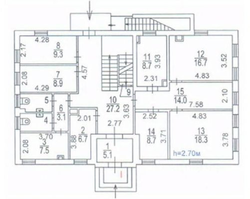Продам коммерческое помещение 420 м2, Устье С и Ко снт, Дубна г