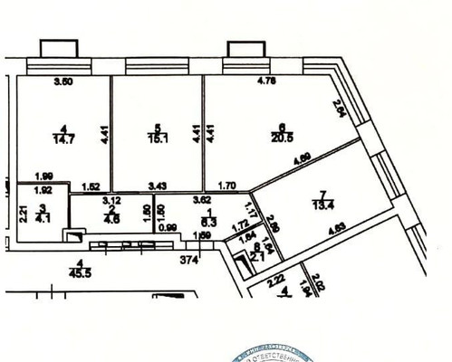 Продам трехкомнатную (3-комн.) квартиру, Шелепихинская наб, 34к3, Москва г
