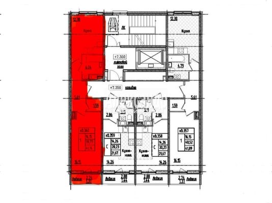 Продам однокомнатную (1-комн.) квартиру (долевое), Тамбасова ул, 5, Санкт-Петербург г