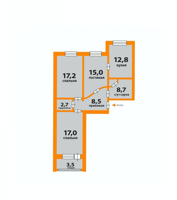 Продам трехкомнатную (3-комн.) квартиру, Джона Рида ул, 7Ак3, Санкт-Петербург г